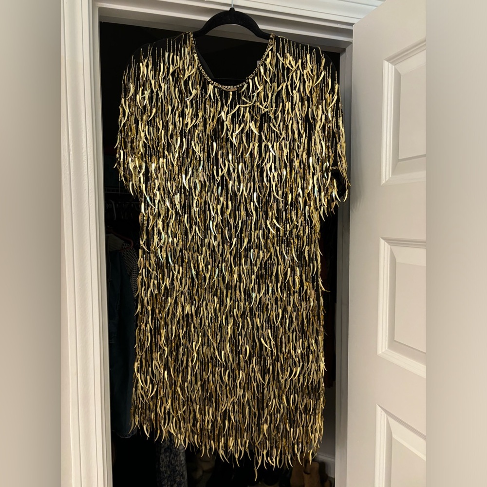 ASOS Fringe Embellished Dress